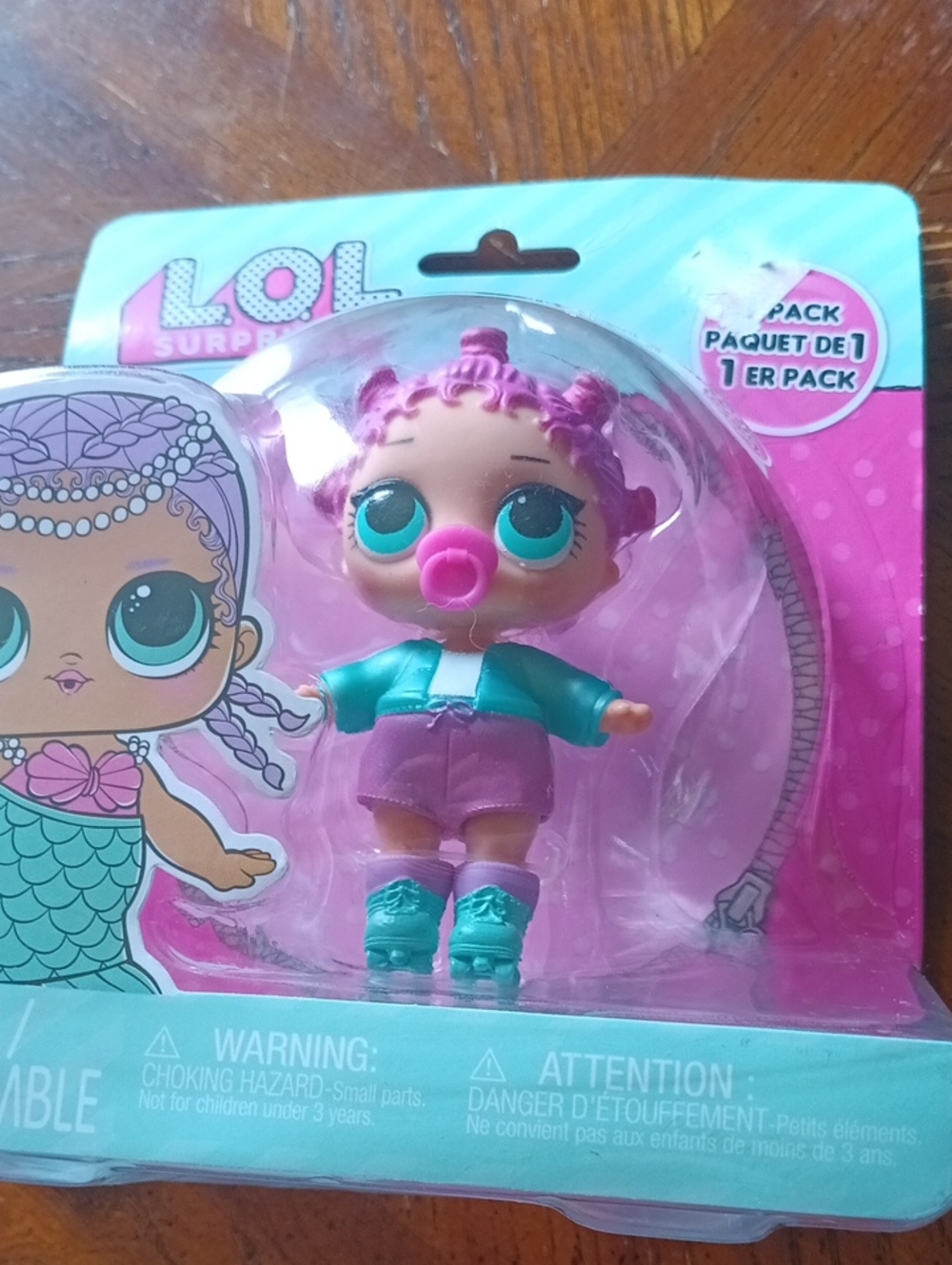 L.O.L. Surprise! Pink Braided Hair Doll with Teal Outfit